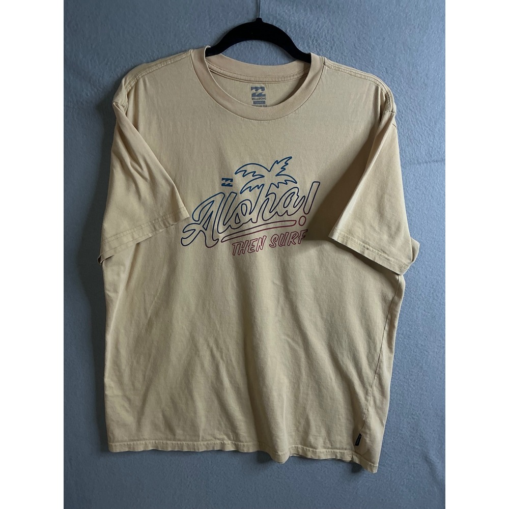Billabong Tee Shirt Men's Large Aloha Then Surf Graphic Tee‎